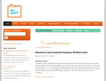 Tablet Screenshot of bizsheet.com